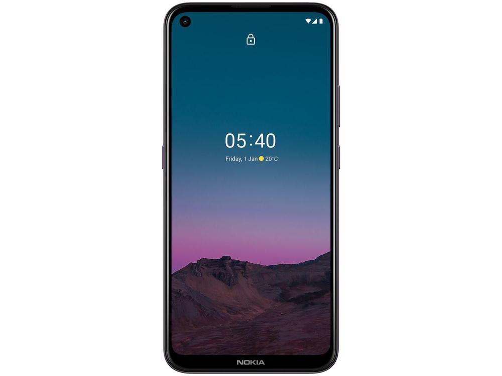 Smartphone Nokia 5.4 128GB Roxo 4G Octa-Core - 4GB RAM Tela 6,39” Câm. Quádrupla + Selfie 16MP - 6