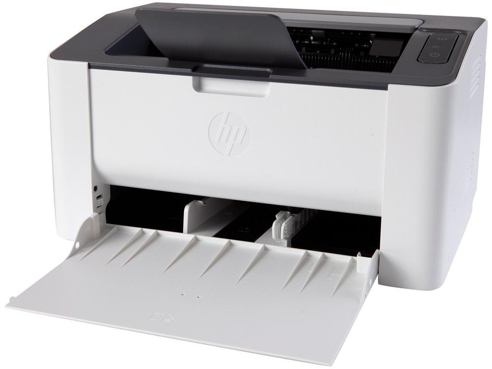 Impressora HP Laser 107W Preto e Branco Wi-Fi - 1
