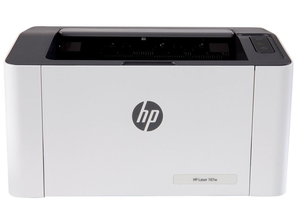 Impressora HP Laser 107W Preto e Branco Wi-Fi - 6