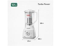 Liquidificador Mondial Turbo Power L-99-WG com Filtro 3 Velocidades 500W Branco e Cinza - 8