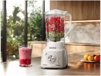 Liquidificador Mondial Turbo Power L-99-WG com Filtro 3 Velocidades 500W Branco e Cinza - 2