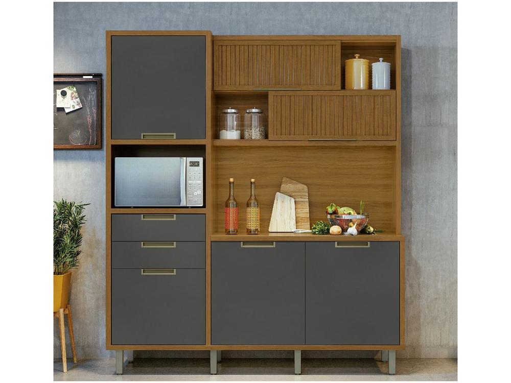 Armário de Cozinha Completa Nesher Loft Imperatriz - 1