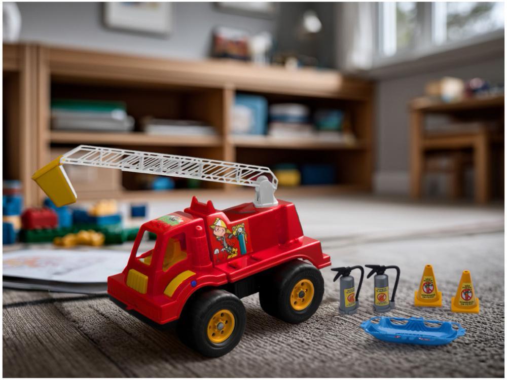 Mini Caminhão Infantil Tandy Bombeiro - 2