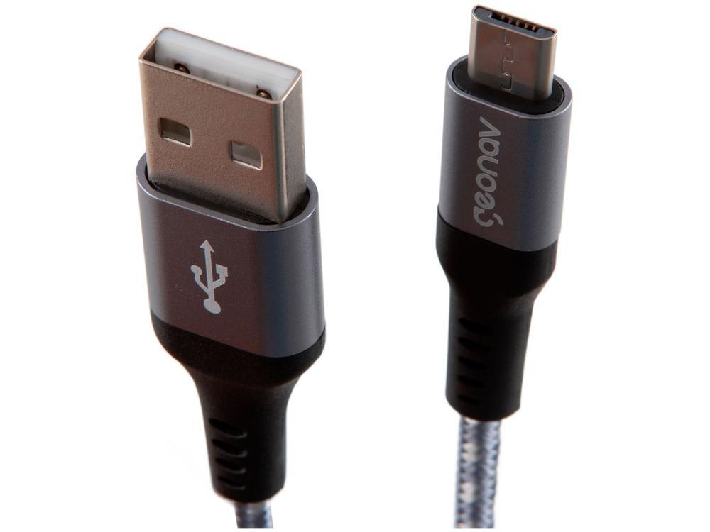 Cabo Micro USB Universal 1,5m Ultraresistente Geonav MIC15T - 4