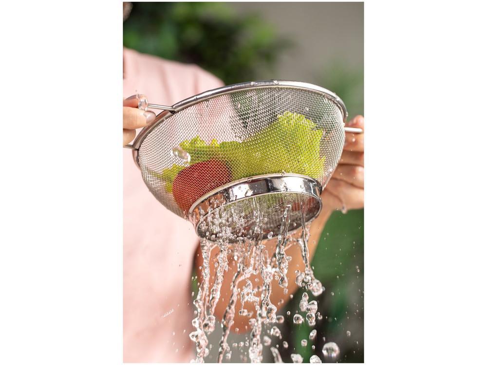 Escorredor de Frutas e Verduras Inox  - 2