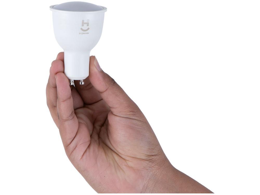 Lâmpada Smart Dicróica Geonav GU10 Branca Dimerizável 5W 2700K Hi HIG10QF - 4