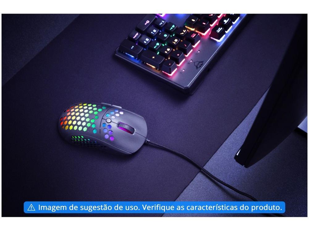 Mouse Gamer Trust Óptico 10000DPI 6 Botões - 3