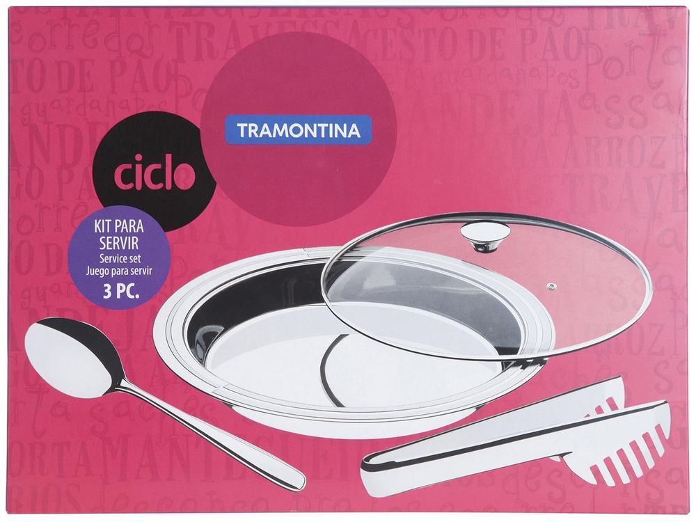 Kit para Arroz e Massa em Inox 3 Peças - 8