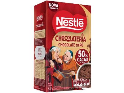 Chocolate em Pó 50% Cacau Nestlé Dois Frades 200g