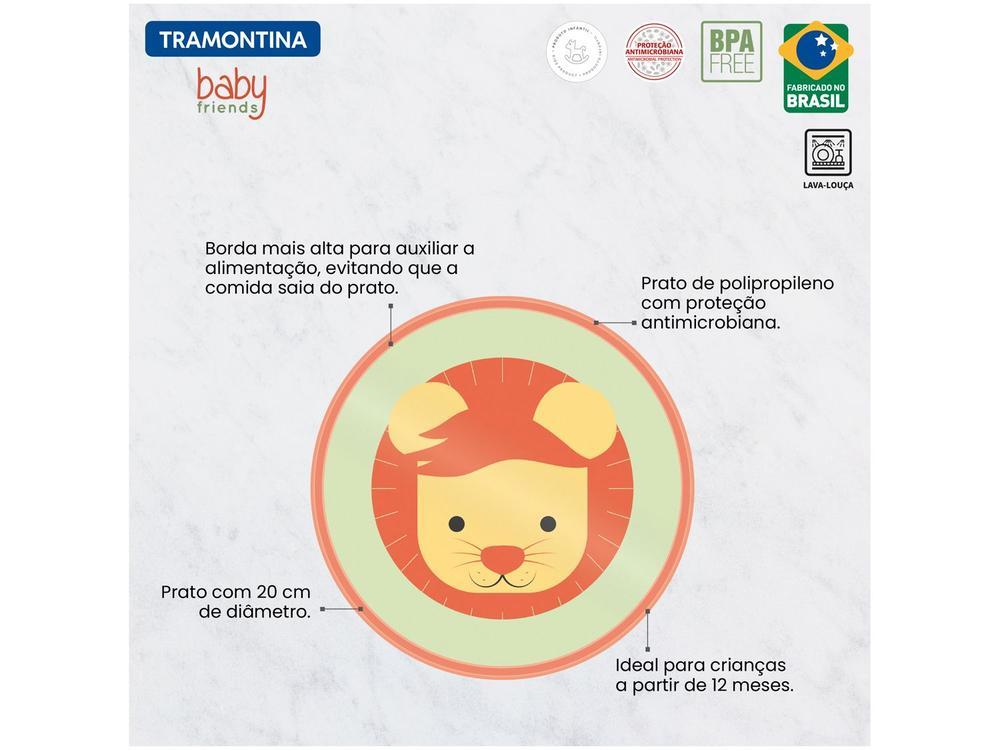 Prato Infantil Tramontina Leão Baby Friends - 5