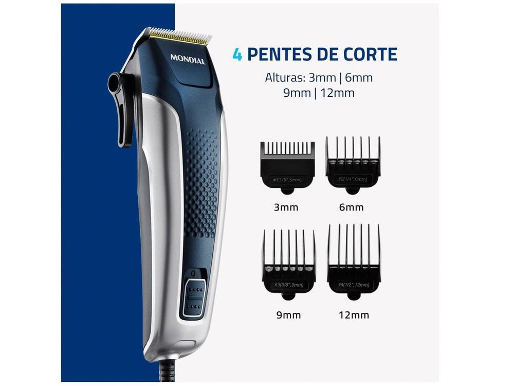 Máquina de Cortar Cabelo Mondial Titanium Power - 3