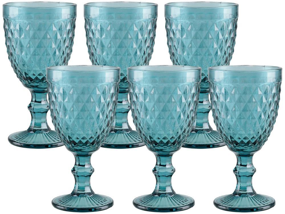 Jogo de Taças de Vidro 330ml 6 Peças Haus - 1