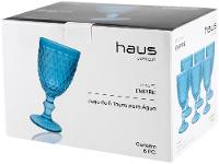 Jogo de Taças de Vidro 330ml 6 Peças Haus - 6