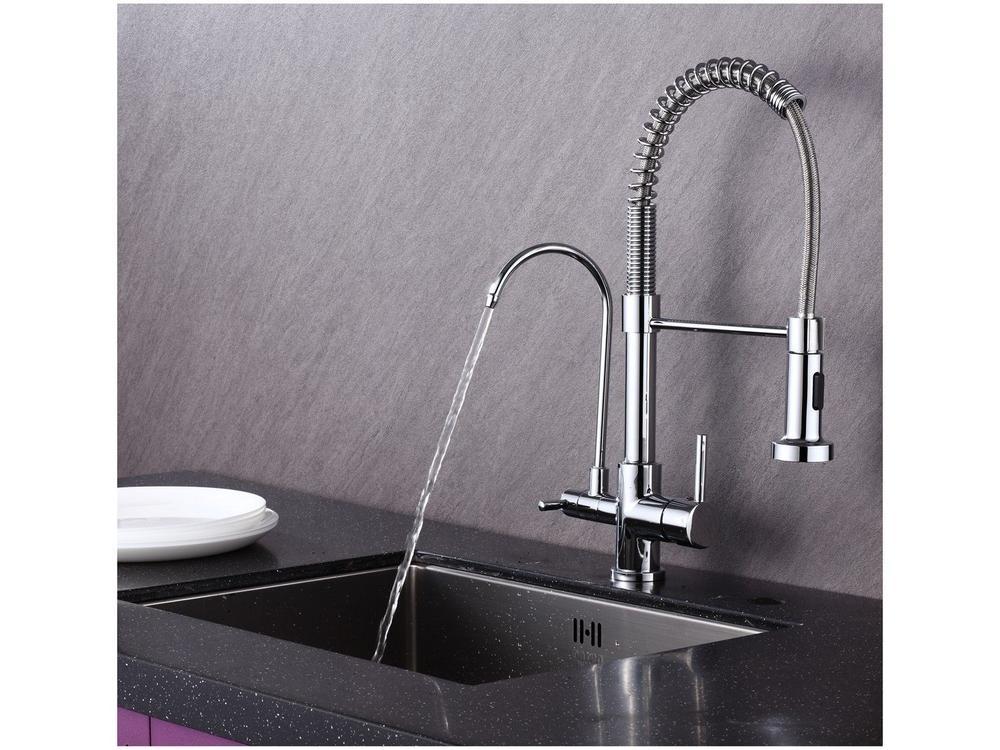 Torneira para Cozinha Gourmet de Mesa Dupla Nell - 5