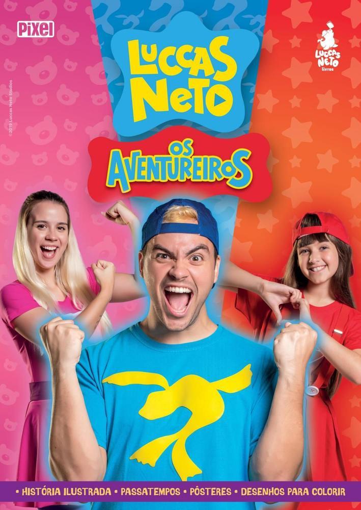 Livro Luccas Neto em Os Aventureiros - 1