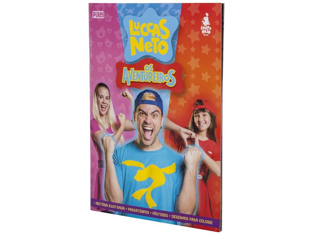 Livro Luccas Neto em Os Aventureiros - 2