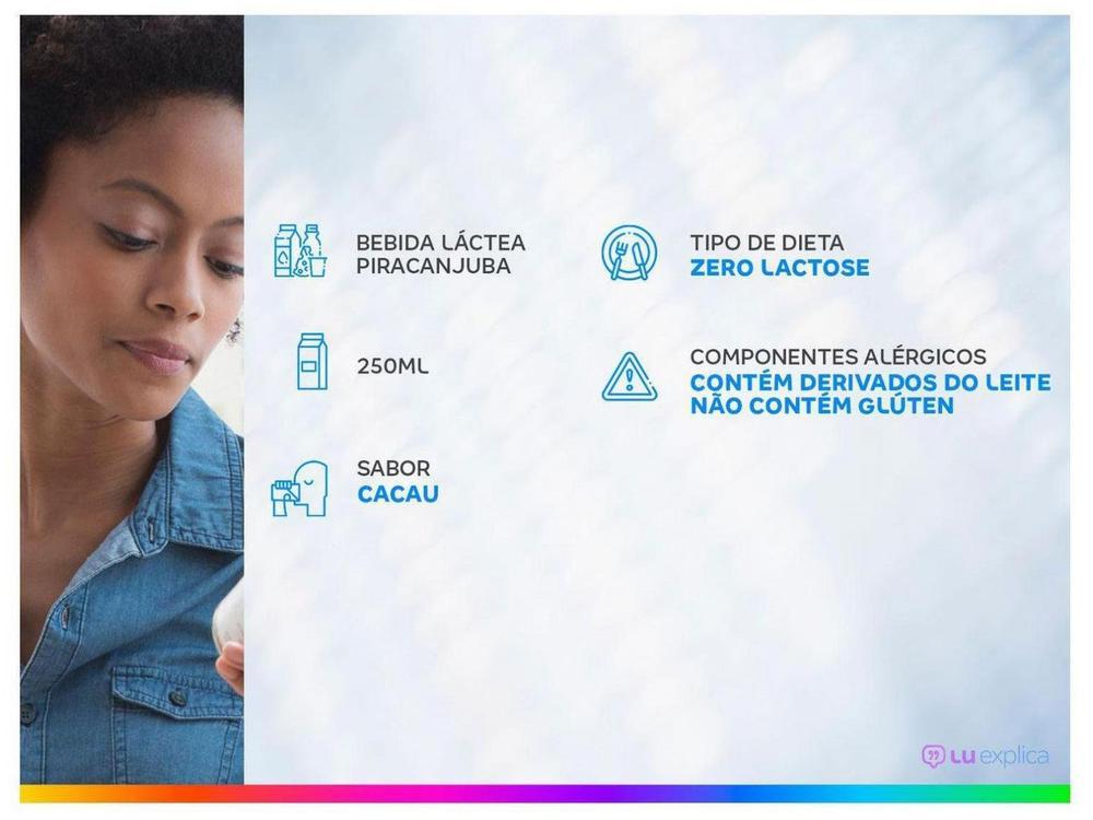 Bebida Láctea com 23g de Proteína Piracanjuba ProForce Cacau Zero Lactose 250ml - 3