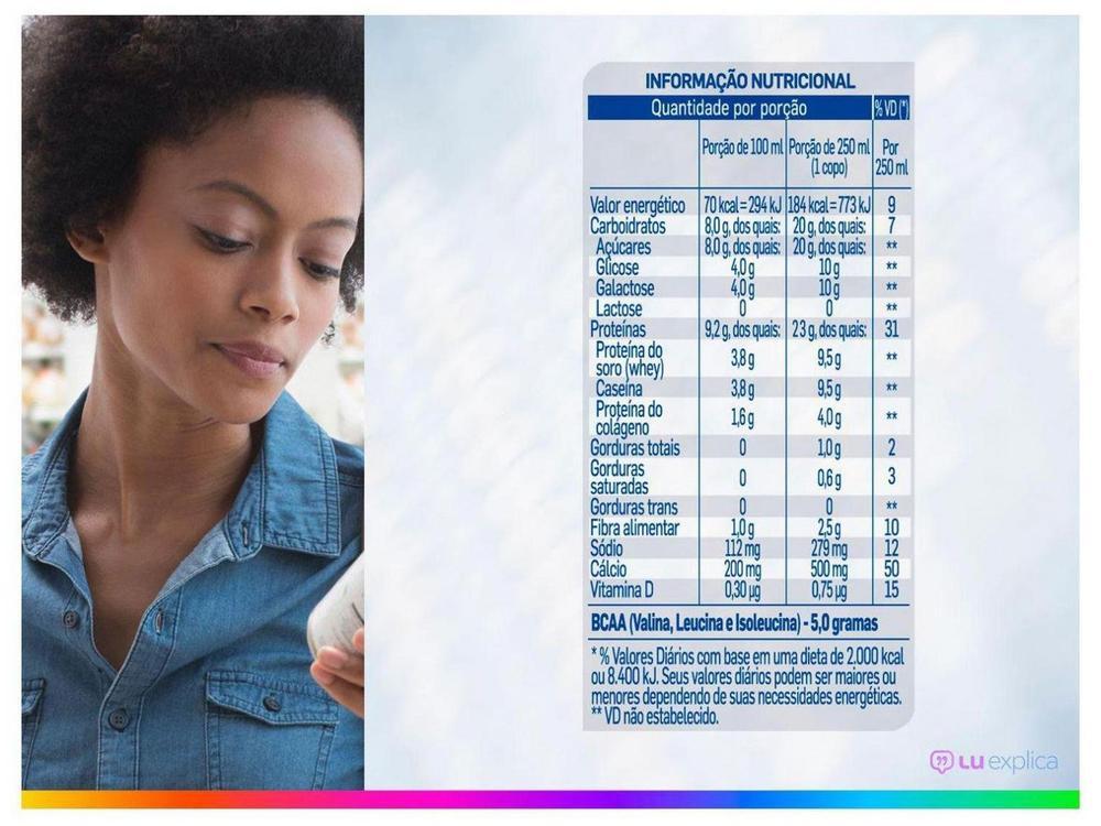 Bebida Láctea com 23g de Proteína Piracanjuba ProForce Cacau Zero Lactose 250ml - 4