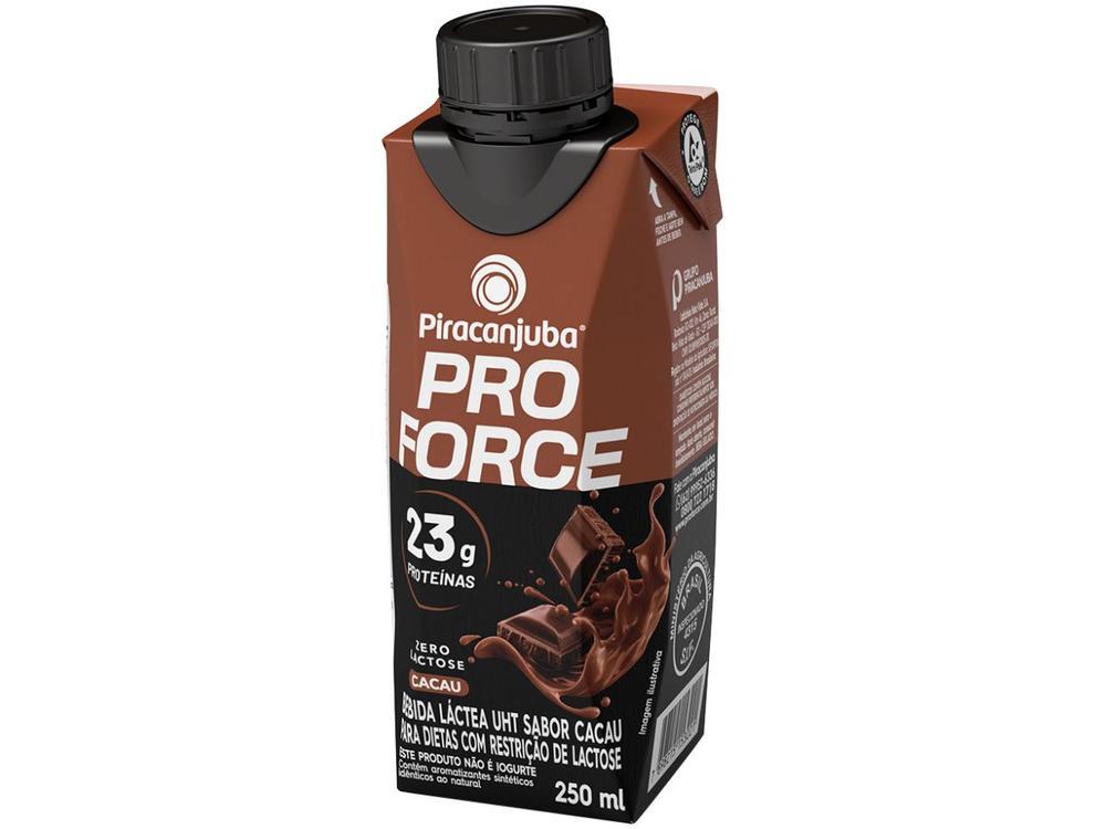 Bebida Láctea com 23g de Proteína Piracanjuba ProForce Cacau Zero Lactose 250ml - 5