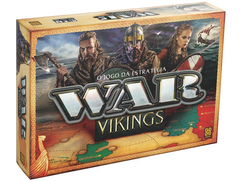 Jogo War Vikings Tabuleiro O Jogo da Estratégia - 1