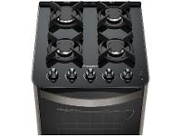 Fogão 4 Bocas Esmaltec Preto Mesa de Vidro Esmeralda Glass - 12