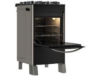 Fogão 4 Bocas Esmaltec Preto Mesa de Vidro Esmeralda Glass - 6