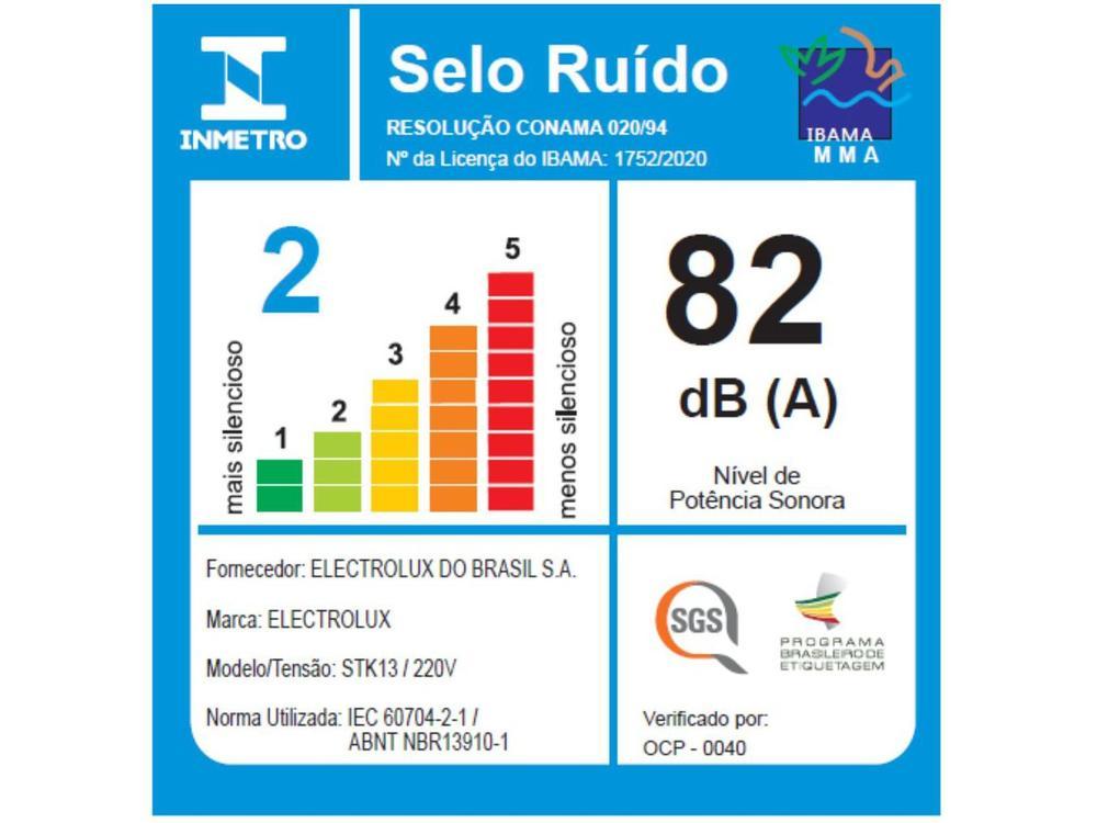 Aspirador de Pó Portátil e Vertical Electrolux 1100W STK13 Vermelho - 9
