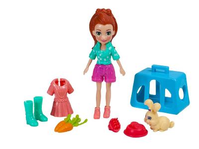 Boneca Polly Pocket com Bichinhos com Acessórios