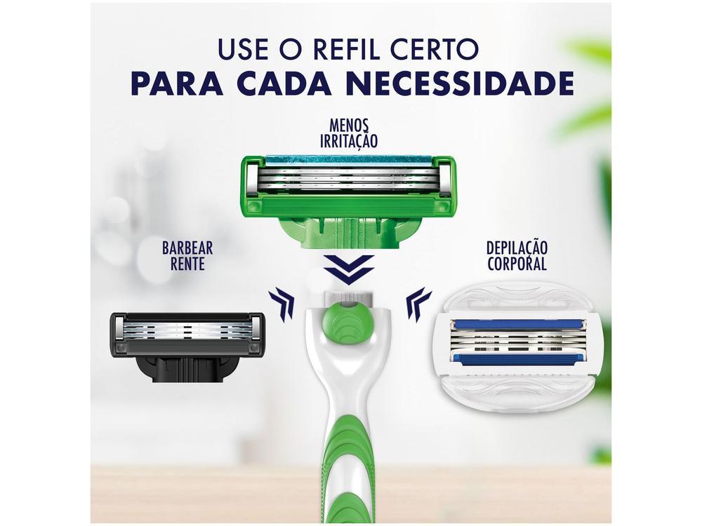 Aparelho de Barbear Recarregável Gillette Sensitive Mach 3 9 Cargas - 6