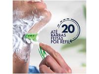 Aparelho de Barbear Recarregável Gillette Sensitive Mach 3 9 Cargas - 18