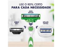 Aparelho de Barbear Recarregável Gillette Sensitive Mach 3 9 Cargas - 19