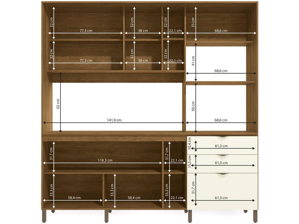 Cozinha Completa Kappesberg com Balcão - 7