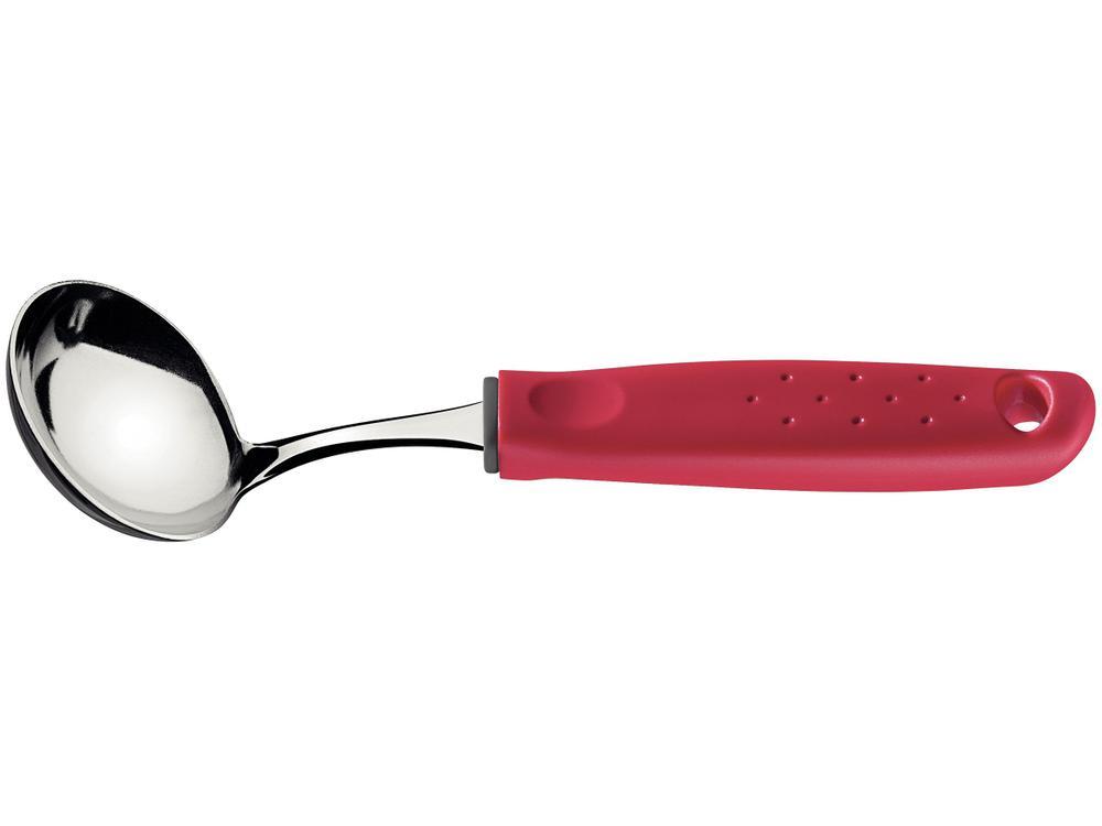 Concha para Molho Inox Tramontina Utilitá Vermelha - 1