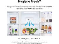Geladeira/Refrigerador LG Frost Free Smart Side by Side 611L com Dispenser de Água GC-L257S - 6