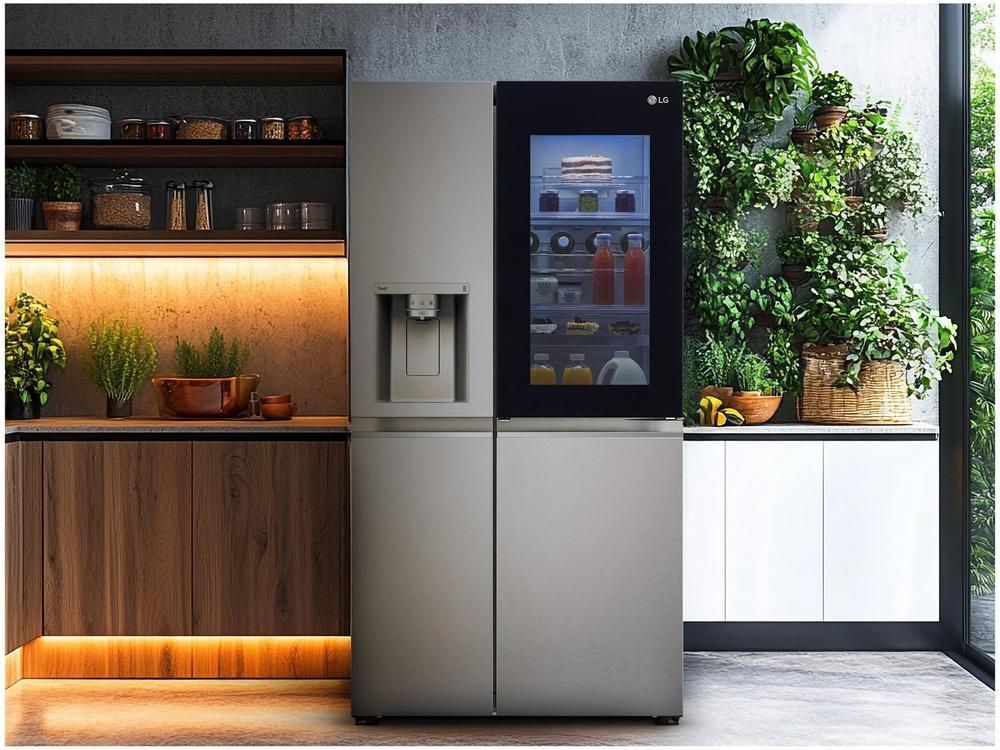Geladeira/Refrigerador LG Frost Free Side by Side 598L com Dispenser de Água GC-X257C - 3