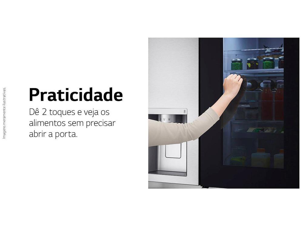 Geladeira/Refrigerador LG Frost Free Side by Side 598L com Dispenser de Água GC-X257C - 6