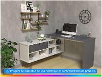 Escrivaninha 1 Porta Artany Home Office - 2