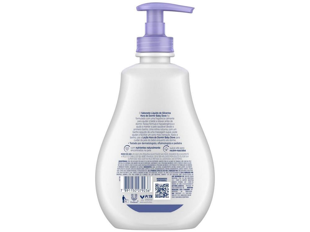 Sabonete Infantil Líquido Relaxante de Glicerina Baby Dove Hora de Dormir 400ml - 3