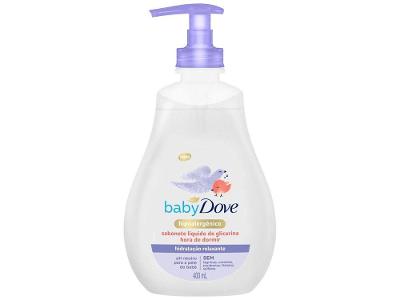 Sabonete Infantil Líquido Relaxante de Glicerina Baby Dove Hora de Dormir 400ml