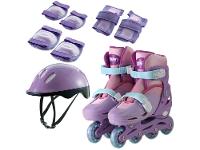 Kit Patins Infantil In Line Zippy Toys Rosa - 1