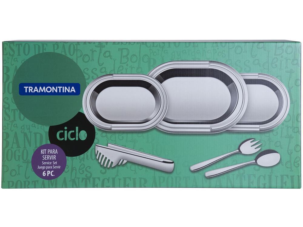 Conjunto de Baixelas Tramontina Inox 6 Peças - 9