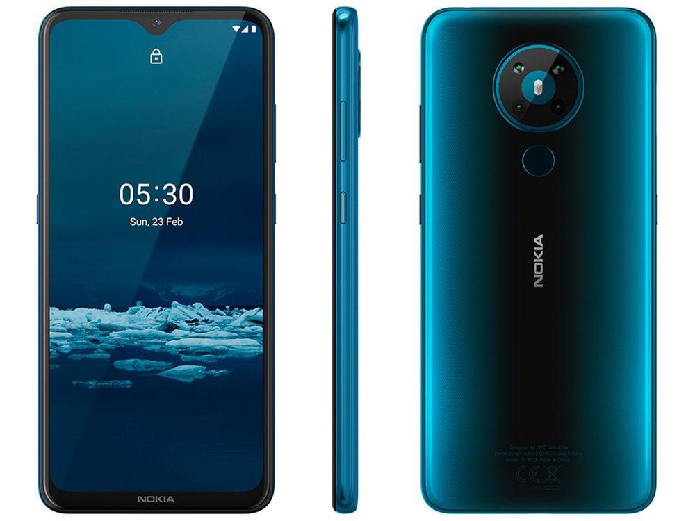 Smartphone Nokia 5.3 128GB Verde 4G Octa-Core 4GB RAM 6,55” Câm. Quádrupla + Selfie 8MP - 1