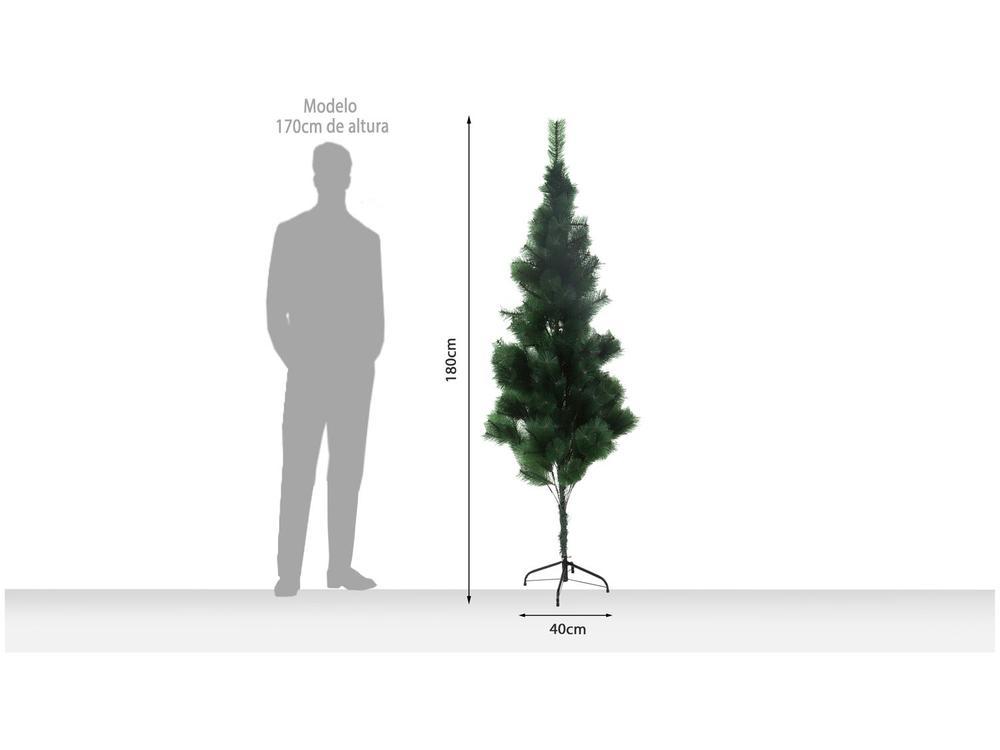 Árvore de Natal Pinheiro 180cm Verde 228 Galhos - 6