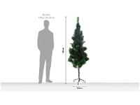 Árvore de Natal Pinheiro 180cm Verde 228 Galhos - 6