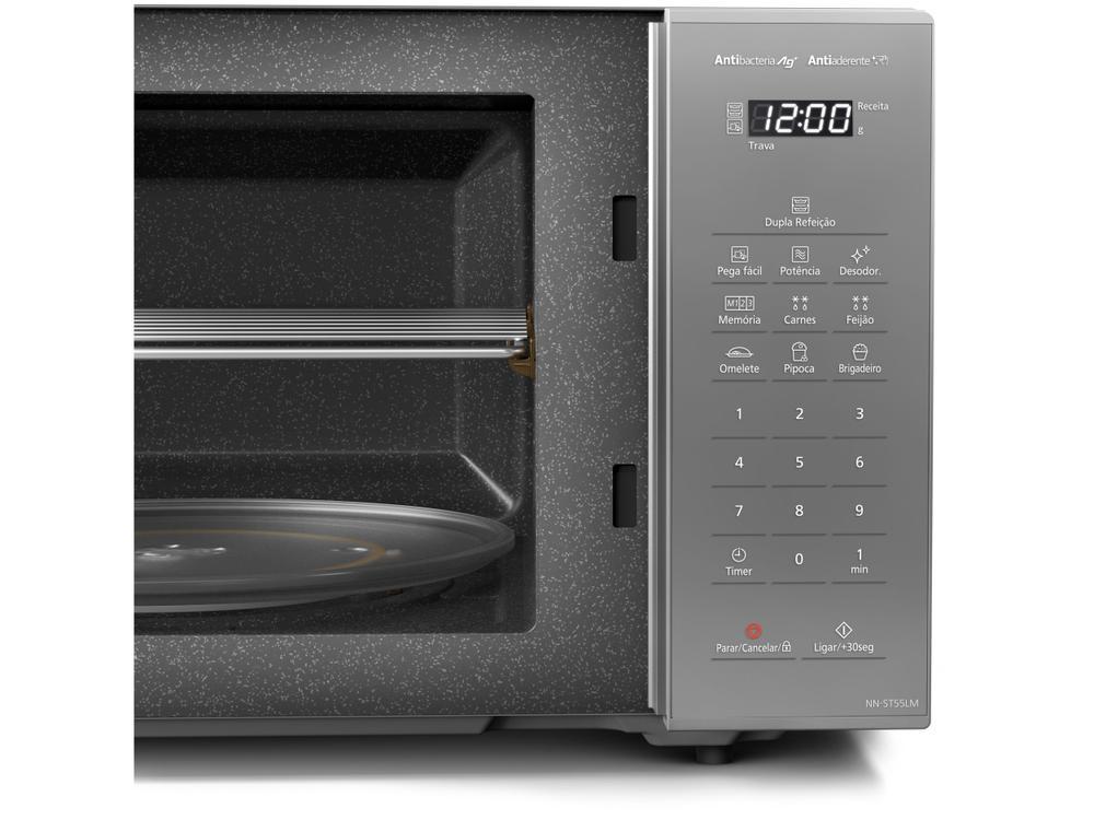 Micro-ondas Panasonic 27L NN-ST55LM Prata - 4