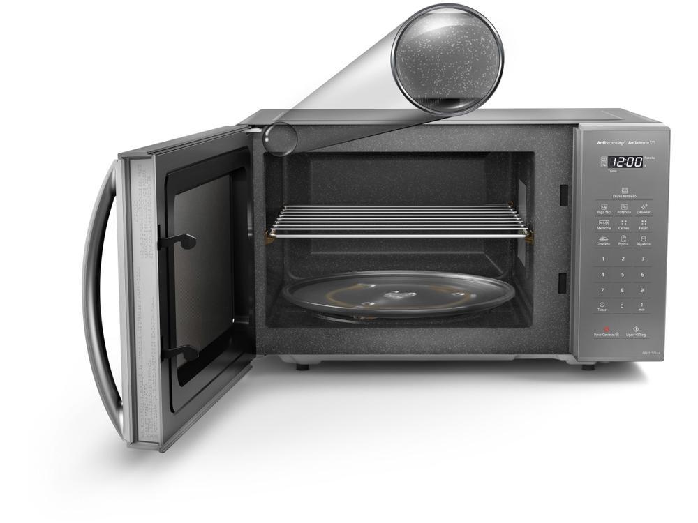 Micro-ondas Panasonic 27L NN-ST55LM Prata - 6