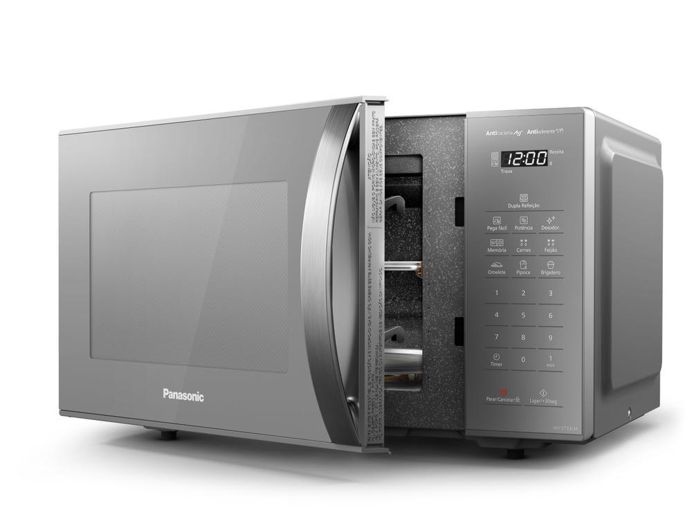 Micro-ondas Panasonic 27L NN-ST55LM Prata - 8