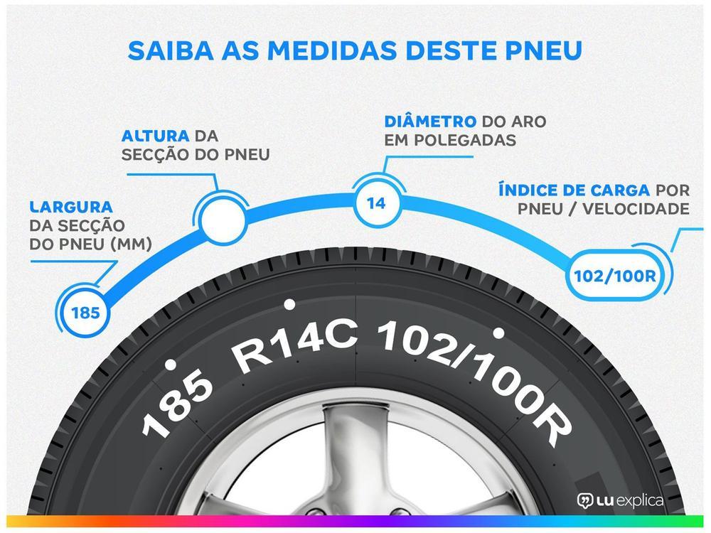 Pneu Aro 14” Firestone 185R14C 102/100R CV5000 - 2