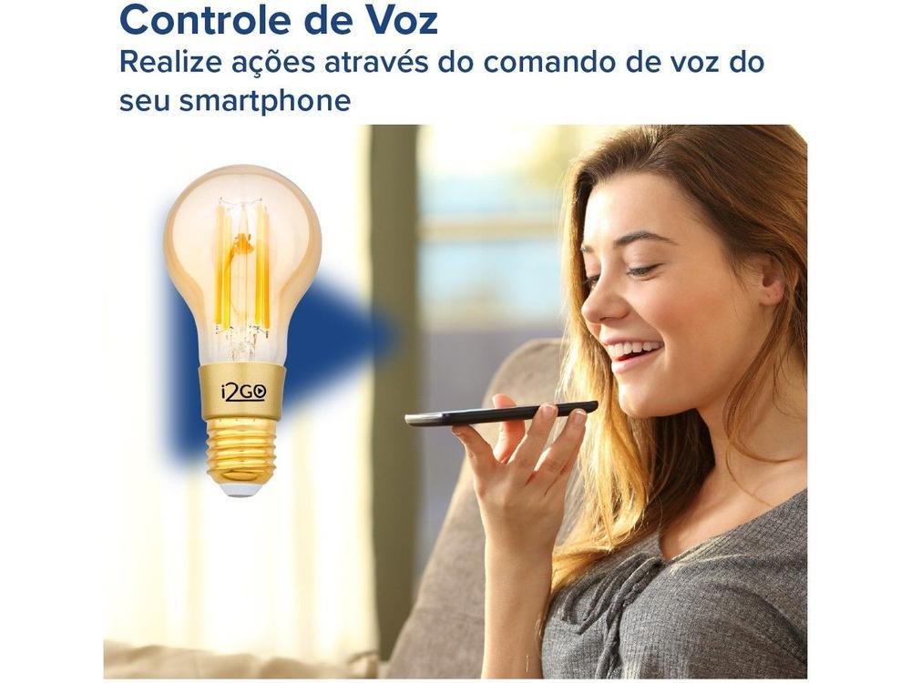 Lâmpada Inteligente i2GO E27 Amarela 7W - 4
