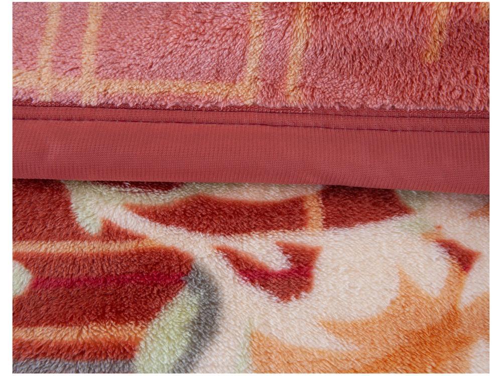 Cobertor Casal Poliéster Dyuri Plus Modalva Tijolo - 6